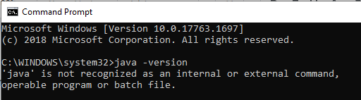 java-version-java-not-installed