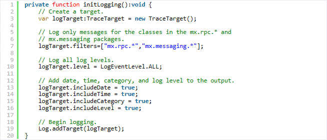 Logging Parameters Diagram