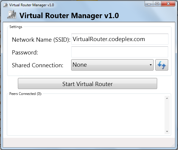 How to set up a virtual router